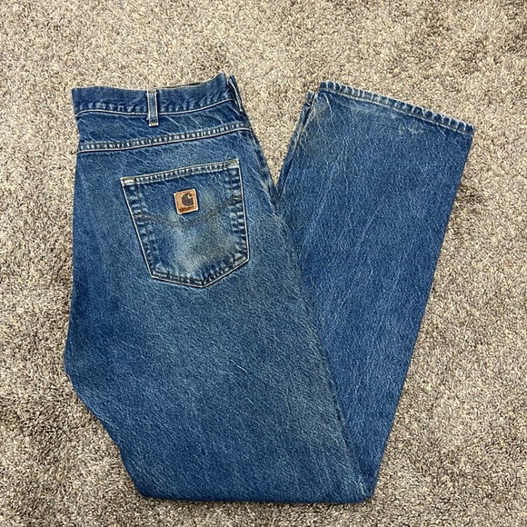 Carhartt Other - Vintage carhartt jeans‎ mens 40 x 34 relaxed fit denim workwear western cowboy